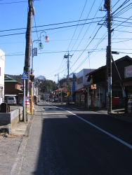 商店街を抜けて