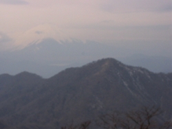 富士山が消えかかっている