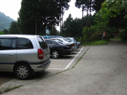 表丹沢県民の森の駐車場