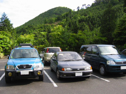 ヤビツ峠駐車場