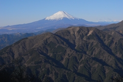 山頂からも富士山は良く見えた