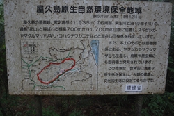 屋久島原生自然環境保全地域
