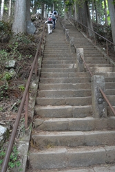 急な階段