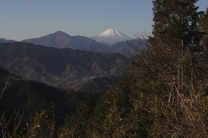 もみじ台からの富士山
