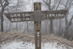 菰釣山到着