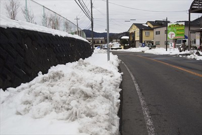 さすがにここまで来たら歩道も除...