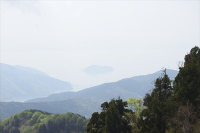 琵琶湖に浮かぶ島・・・。偶然に...