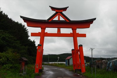 山王坊遺跡の入口。...