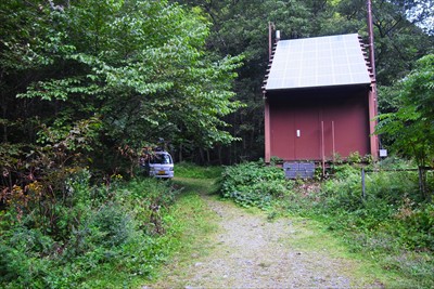 車が入って来られるのもここまで...