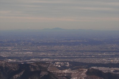 晴れていれば関東平野を一望でき...