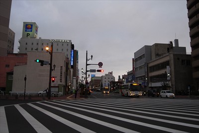 釧路の街中・・・。...