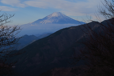 富士見台からの富士山。...