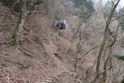 あっ！　清川トンネルが見えてき...