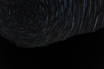 夜は星が綺麗だったので、こんな...