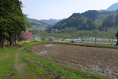 見晴らしの良い所に出た。...