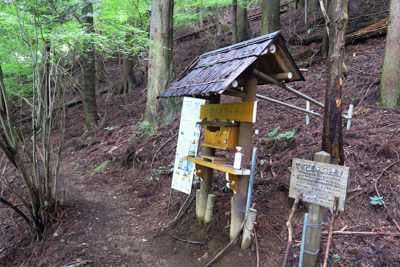 登山ポスト通過。忌避剤が効いた...