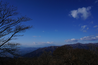 こっちは西側の展望。丹沢山並み...