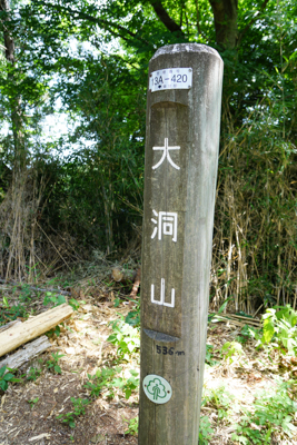 ・・・大洞山到着です。ここを越...