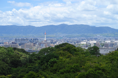 京都タワーが見えます。今日はあ...