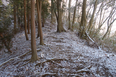 う〜ん、あんまり雪無いなぁ〜。...