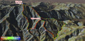 （丹沢）大山から新多摩線12号鉄塔、11号鉄塔を周回してヤビツ峠へ